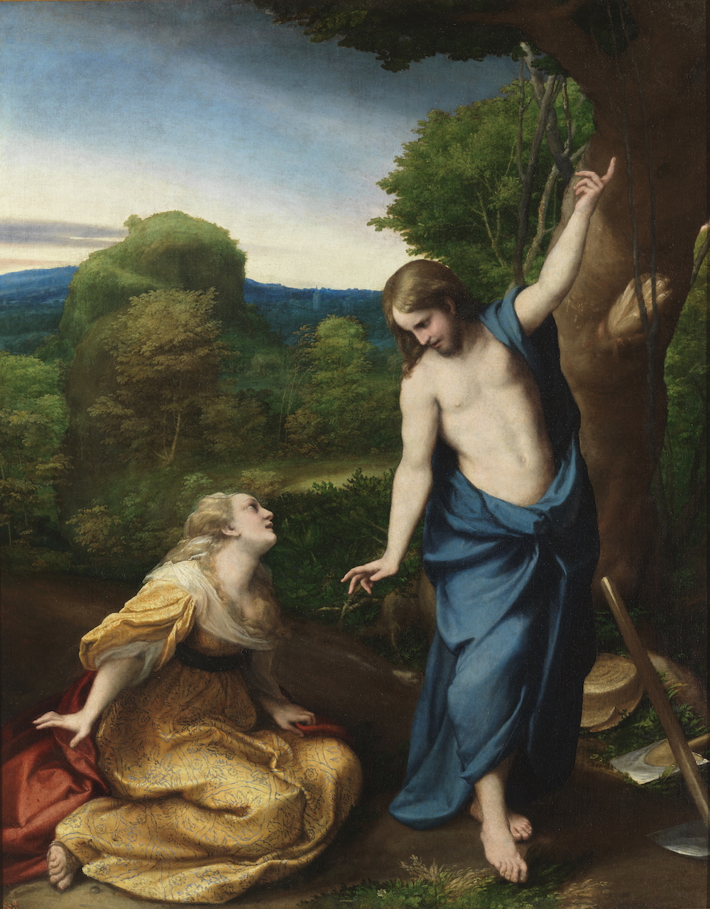 Mary Magdalene and Jesus at the tomb